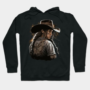 Cowgirl Boho Chic Country Farmgirl Western Southwestern Fun Hoodie